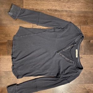Free people Navy long sleeve